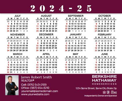 Berkshire Hathaway Calendar Magnet 3.5X4 BH-CALMAG3540-009