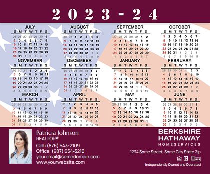 Berkshire Hathaway Calendar Magnet 3.5X4 BH-CALMAG3540-012