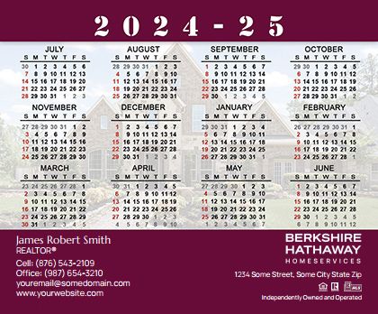 Berkshire Hathaway Calendar Magnet 3.5X4 BH-CALMAG3540-014