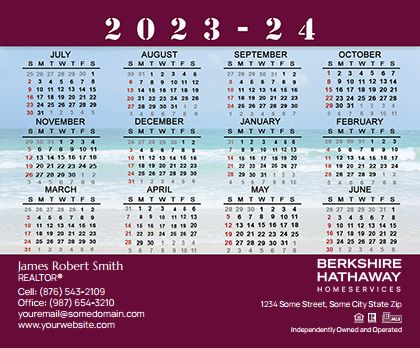 Berkshire Hathaway Calendar Magnet 3.5X4 BH-CALMAG3540-015