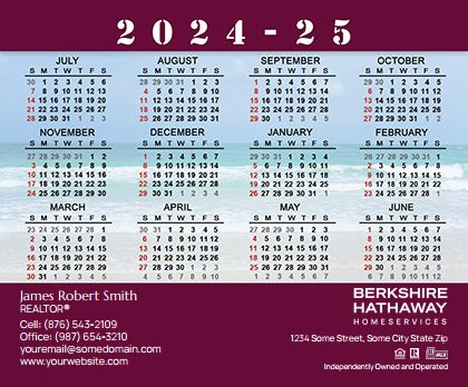 Berkshire Hathaway Calendar Magnet 3.5X4 BH-CALMAG3540-015