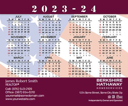 Berkshire Hathaway Calendar Magnet 3.5X4 BH-CALMAG3540-016