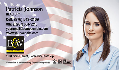 Baird-and-Warner-Business-Card-Core-With-Full-Photo-TH82-P2-L1-D1-Flag