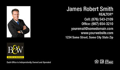 Baird-and-Warner-Business-Card-Core-With-Small-Photo-TH55-P1-L1-D3-Black