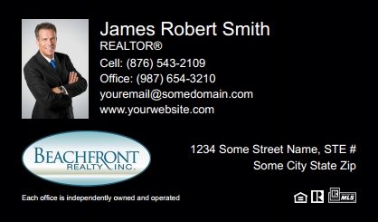 Beachfront-Realty-Business-Card-Compact-With-Small-Photo-TH04B-P1-L1-D3-Black