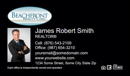 Beachfront-Realty-Business-Card-Compact-With-Small-Photo-TH12B-P1-L1-D3-Black