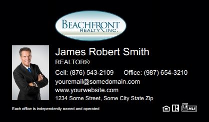 Beachfront-Realty-Business-Card-Compact-With-Small-Photo-TH16B-P1-L1-D3-Black