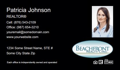Beachfront-Realty-Business-Card-Compact-With-Small-Photo-TH23B-P2-L1-D3-Black