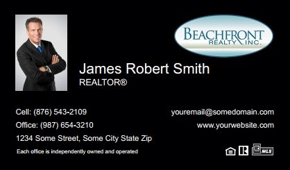 Beachfront-Realty-Business-Card-Compact-With-Small-Photo-TH25B-P1-L1-D3-Black