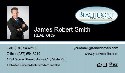 Beachfront-Realty-Business-Card-Compact-With-Small-Photo-TH25C-P1-L1-D1-Black-Blue-White