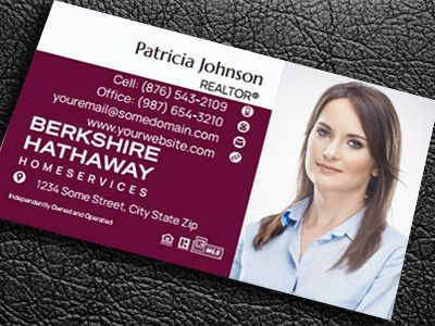 Berkshire Hathaway Gloss Laminated Business Cards BH-BCLAM-011