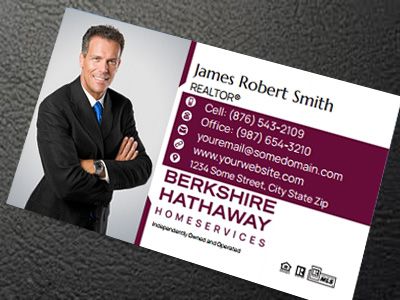 Berkshire Hathaway Silk Laminated Business Cards BH-BCSILK-005