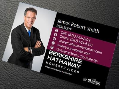 Berkshire Hathaway Silk Laminated Business Cards BH-BCSILK-017