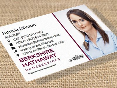 Berkshire Hathaway Suede Soft Touch Business Cards BH-BCSUEDE-003