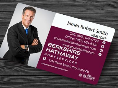 Berkshire Hathaway Plastic Business Cards BH-BCWPLAS-009