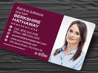 Berkshire Hathaway Plastic Business Cards BH-BCWPLAS-015