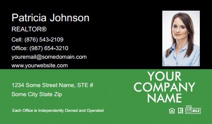 Better-Homes-And-Gardens-Business-Card-Compact-With-Small-Photo-TH23C-P2-L3-D3-Green-Black