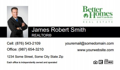 Better-Homes-and-Gardens-Canada-Business-Card-Compact-With-Small-Photo-T3-TH16BW-P1-L1-D1-Black-White