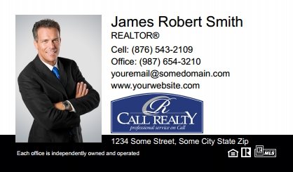 Call-Realty-Business-Card-Compact-With-Full-Photo-T2-TH04BW-P1-L1-D3-Black-White-Others