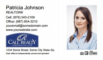 Call Realty Business Card Labels CRI-BCL-008