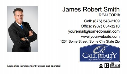 Call Realty Business Cards CRI-BC-009