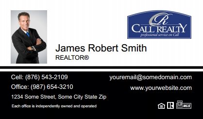 Call-Realty-Business-Card-Compact-With-Small-Photo-T2-TH23BW-P1-L1-D3-Black-White
