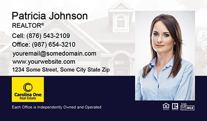 Carolina-One-Business-Card-Core-With-Full-Photo-TH68-P2-L1-D3-Blue-White-Others