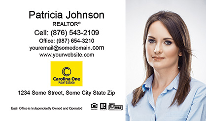 Carolina-One-Business-Card-Core-With-Full-Photo-TH71-P2-L1-D1-White