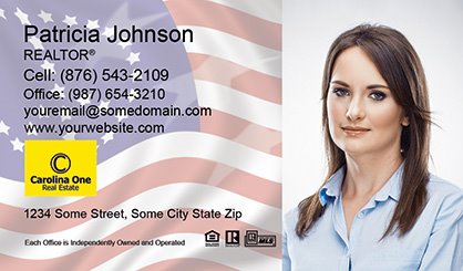 Carolina-One-Business-Card-Core-With-Full-Photo-TH82-P2-L1-D1-Flag