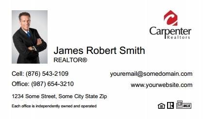Carpenter-Realtors-Business-Card-Compact-With-Small-Photo-T3-TH16W-P1-L1-D1-White