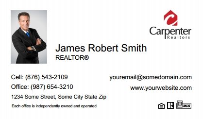 Carpenter-Realtors-Business-Card-Compact-With-Small-Photo-T3-TH23W-P1-L1-D1-White