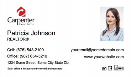 Carpenter-Realtors-Business-Card-Compact-With-Small-Photo-T3-TH24W-P2-L1-D1-White