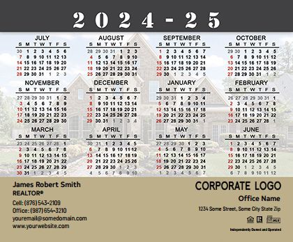 Century 21 Calendar Magnet 3.5X4 C21-CALMAG3540-014