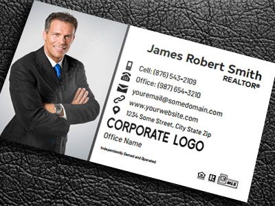 Century 21 Gloss Laminated Business Cards C21-BCLAM-001