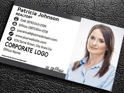 Century 21 Gloss Laminated Business Cards C21-BCLAM-007