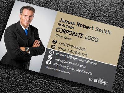 Century 21 Gloss Laminated Business Cards C21-BCLAM-013