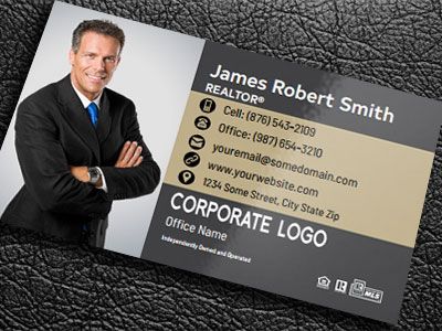 Century 21 Gloss Laminated Business Cards C21-BCLAM-017