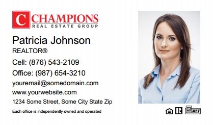 Champions Real Estate Business Card Magnets CREG-BCM-006
