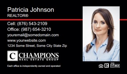 Champions Real Estate Business Card Magnets CREG-BCM-008