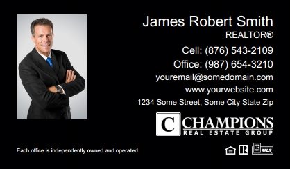 Champions-Real-Estate-Business-Card-Compact-With-Medium-Photo-TH10B-P1-L3-D3-Black