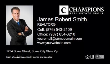 Champions-Real-Estate-Business-Card-Compact-With-Medium-Photo-TH17B-P1-L3-D3-Black