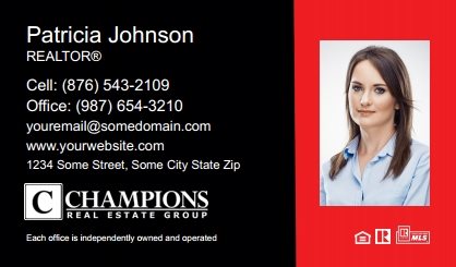 Champions-Real-Estate-Business-Card-Compact-With-Medium-Photo-TH18C-P2-L3-D3-Red-Black