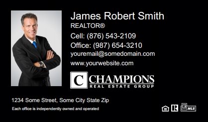 Champions-Real-Estate-Business-Card-Compact-With-Medium-Photo-TH19B-P1-L3-D3-Black