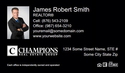Champions-Real-Estate-Business-Card-Compact-With-Small-Photo-TH04B-P1-L3-D3-Black