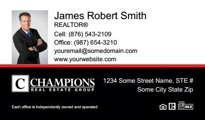 Champions-Real-Estate-Business-Card-Compact-With-Small-Photo-TH04C-P1-L3-D3-Black-White-Red