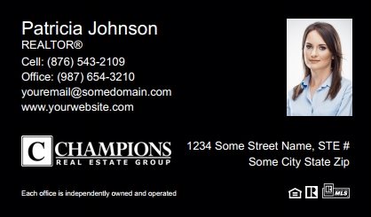 Champions-Real-Estate-Business-Card-Compact-With-Small-Photo-TH05B-P2-L3-D3-Black