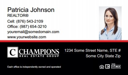 Champions-Real-Estate-Business-Card-Compact-With-Small-Photo-TH05C-P2-L3-D3-Black-White-Red