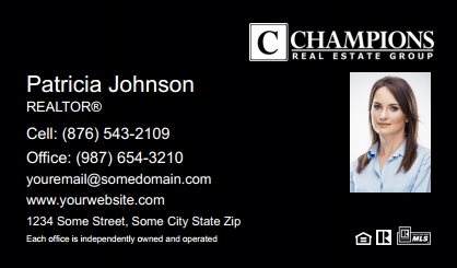Champions-Real-Estate-Business-Card-Compact-With-Small-Photo-TH06B-P2-L3-D3-Black