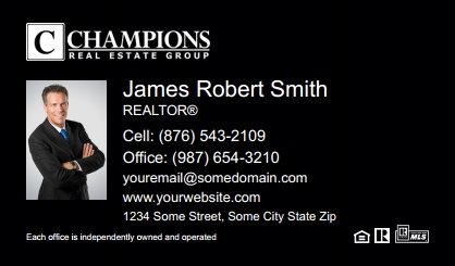 Champions-Real-Estate-Business-Card-Compact-With-Small-Photo-TH12B-P1-L3-D3-Black