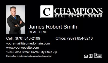 Champions-Real-Estate-Business-Card-Compact-With-Small-Photo-TH15B-P1-L3-D3-Black